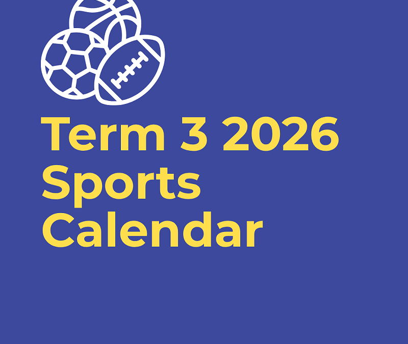 Term 3 Sports Calendar